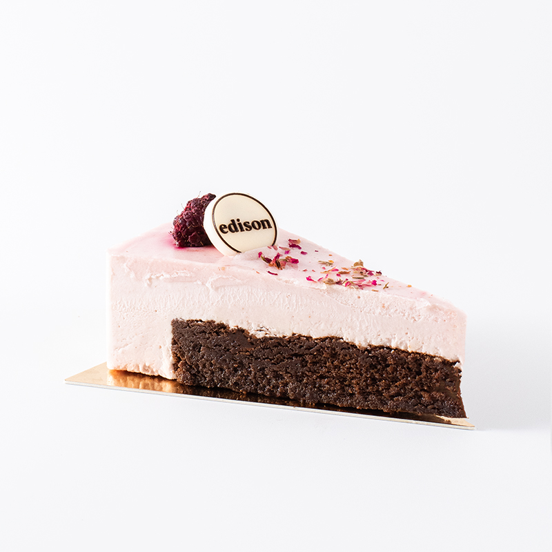 Малиновий мус з шоколадом